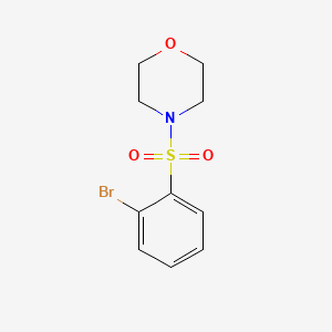 molecular formula C10H12BrNO3S B1277062 4-(2-溴苯磺酰)吗啉 CAS No. 688798-57-4