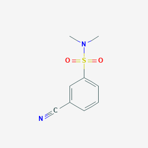 molecular formula C9H10N2O2S B1277065 3-氰基-N,N-二甲基苯磺酰胺 CAS No. 597561-38-1