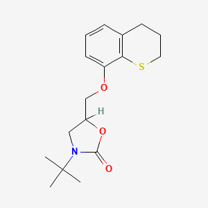 8-(((2-Oxo-3-tert-butyloxazolidin-5-yl)methyl)oxy)thiochroman