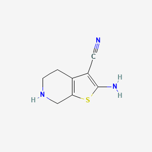 2-Amino-4,5,6,7-tetrahydrothieno[2,3-c]pyridine-3-carbonitrile