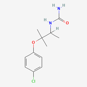 Urea, (2-(4-chlorophenoxy)-1,2-dimethylpropyl)-