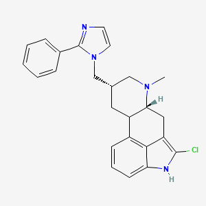 (5R,8S,10R)-2-Chloro-6-methyl-8-((2-phenyl-1H-imidazol-1-yl)methyl)ergoline