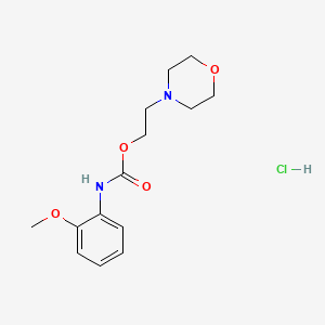 2-(4-Morpholinyl)ethyl (2-methoxyphenyl)carbamate monohydrochloride