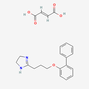 (E)-but-2-enedioic acid;2-[3-(2-phenylphenoxy)propyl]-4,5-dihydro-1H-imidazole