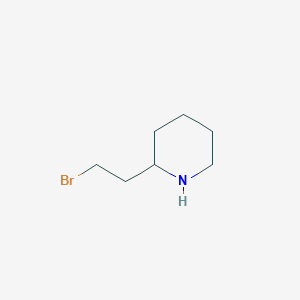 molecular formula C7H14BrN B1277137 2-(2-Bromoethyl)piperidine CAS No. 731742-05-5