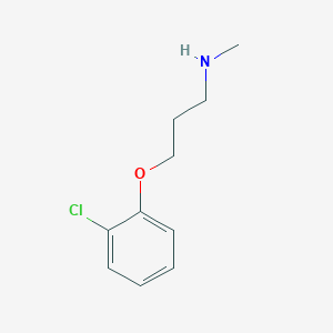 molecular formula C10H14ClNO B1277140 [3-(2-Chloro-phenoxy)-propyl]-methyl-amine CAS No. 883547-84-0