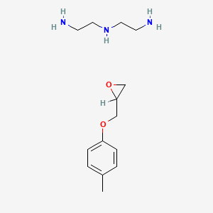 N'-(2-aminoethyl)ethane-1,2-diamine;2-[(4-methylphenoxy)methyl]oxirane