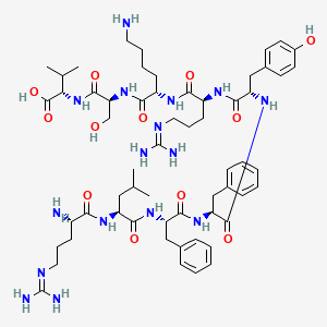 H-Arg-Leu-Phe-Phe-Tyr-Arg-Lys-Ser-Val-OH