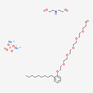 Di(nonylphenol hexa(oxyethylene))diethanolamine phosphate