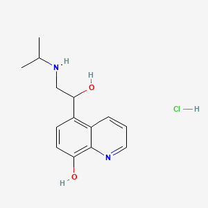 molecular formula C14H19ClN2O2 B12771733 Quinterenol hydrochloride CAS No. 28418-28-2