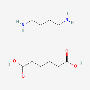 molecular formula C10H22N2O4 B12771769 1,4-Butanediamine adipate CAS No. 50327-77-0