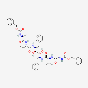 Benzyl [(1s,4s,7s,8r,9r,10s,13s,16s)-7,10-Dibenzyl-8,9-Dihydroxy-1,16-Dimethyl-4,13-Bis(1-Methylethyl)-2,5,12,15,18-Pentaoxo-20-Phenyl-19-Oxa-3,6,11,14,17-Pentaazaicos-1-Yl]carbamate