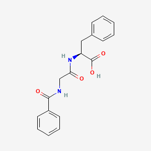 (S)-2-(2-Benzamidoacetamido)-3-phenylpropanoic acid