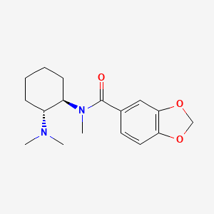 N-[(1R,2R)-2-(dimethylamino)cyclohexyl]-N-methyl-1,3-benzodioxole-5-carboxamide