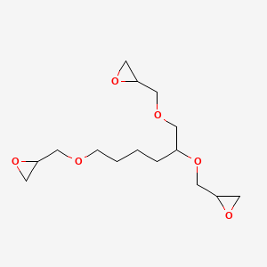 molecular formula C15H26O6 B12771832 1,2,6-Tris(2,3-epoxypropoxy)hexane CAS No. 68959-23-9