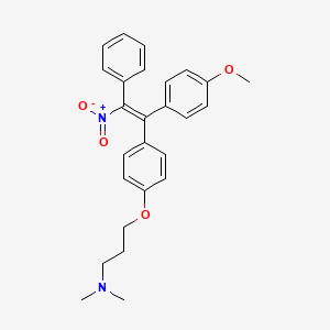 molecular formula C26H28N2O4 B12771850 CI-680 free base, (Z)- CAS No. 24136-27-4