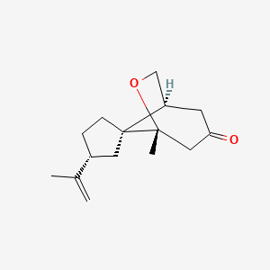 molecular formula C15H22O2 B12771902 Cyclodehydroisolubimin CAS No. 72055-93-7