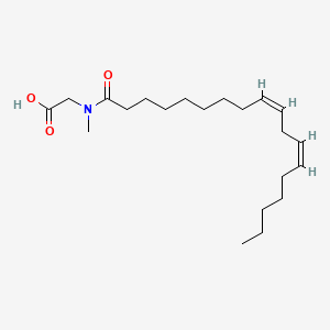 molecular formula C21H37NO3 B12771928 Linoleoyl sarcosine CAS No. 26408-39-9