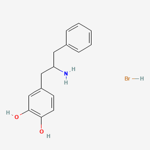 2-Propylamine, 1-(3,4-dihydroxyphenyl)-3-phenyl-, hydrobromide