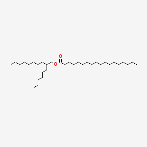 molecular formula C34H68O2 B12771980 Hexyldecyl stearate CAS No. 17618-45-0