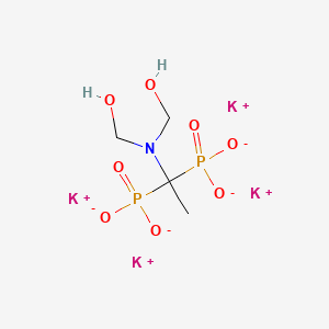 Ethylamine, N,N-bis(hydroxymethyl)-1,1-diphosphono-, potassium salt