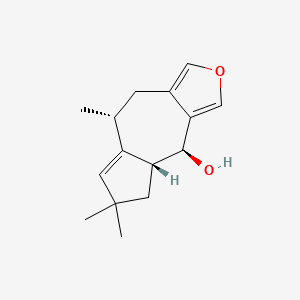 molecular formula C15H20O2 B12772010 Furosardonin A CAS No. 74638-12-3