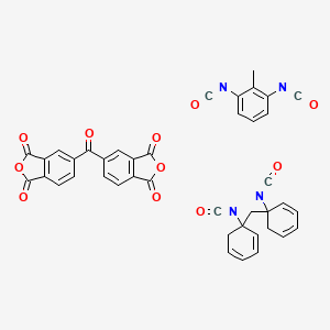 1,3-Diisocyanato-2-methylbenzene;5-(1,3-dioxo-2-benzofuran-5-carbonyl)-2-benzofuran-1,3-dione;5-isocyanato-5-[(1-isocyanatocyclohexa-2,4-dien-1-yl)methyl]cyclohexa-1,3-diene