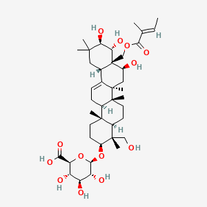 molecular formula C41H64O13 B12772018 Gymnemic acid xiv CAS No. 155023-62-4