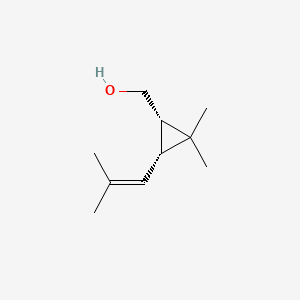 molecular formula C10H18O B12772045 (1S-cis)-Chrysanthemyl alcohol CAS No. 52153-04-5