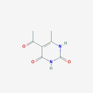 molecular formula C7H8N2O3 B1277205 5-乙酰基-6-甲基嘧啶-2,4(1H,3H)-二酮 CAS No. 22293-60-3