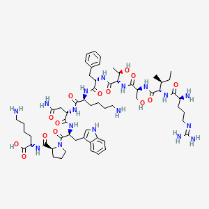 molecular formula C60H93N17O14 B12772080 Unii-goo6T4M85U CAS No. 735329-33-6