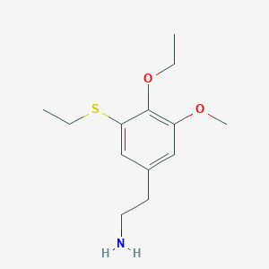 3-Ethylthio-4-ethoxy-5-methoxyphenethylamine