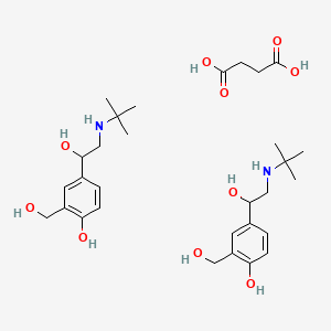 molecular formula C30H48N2O10 B12772139 Salgim CAS No. 331284-85-6