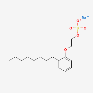 Sodium 2-(octylphenoxy)ethyl sulphate