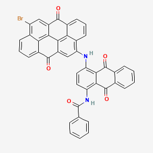 N-(4-((10-Bromo-6,12-dihydro-6,12-dioxodibenzo(def,mno)chrysen-4-yl)amino)-9,10-dihydro-9,10-dioxo-1-anthryl)benzamide