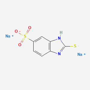 1H-Benzimidazole-5-sulfonic acid, 2,3-dihydro-2-thioxo-, disodium salt