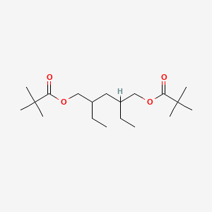 molecular formula C19H36O4 B12772384 Diethylpentanediol dineopentanoate CAS No. 762268-78-0