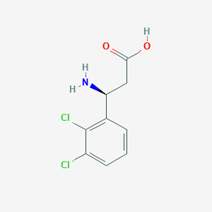 molecular formula C9H9Cl2NO2 B1277239 (S)-3-氨基-3-(2,3-二氯苯基)丙酸 CAS No. 748128-13-4
