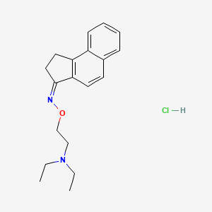 1,2-Dihydro-3H-benz(e)inden-3-one O-(2-(diethylamino)ethyl)oxime monohydrochloride