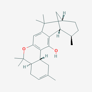 9,13-Methano-4H-benzo(d)cycloocta(4,5)benzo(1,2-b)pyran-14-ol, 1,4a,5,8,9,10,11,12,13,14b-decahydro-2,5,5,8,8,12-hexamethyl-, (4aR,9R,12R,13R,14bR)-rel-