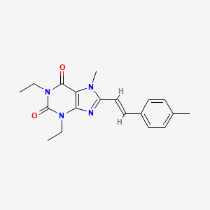 (E)-1,3-Diethyl-7-methyl-8-(4-methylstyryl)xanthine