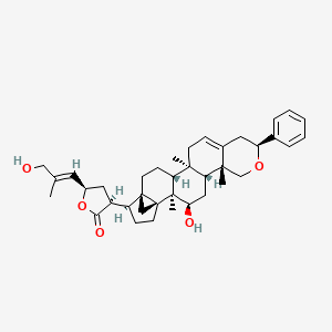 molecular formula C38H50O5 B12772472 Dichapetalin L CAS No. 874213-55-5