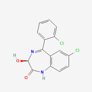 molecular formula C15H10Cl2N2O2 B12772492 (R)-Lorazepam CAS No. 91402-80-1