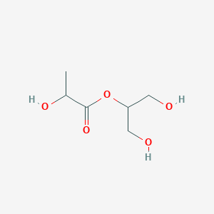 molecular formula C6H12O5 B12772516 Glycerol 2-lactate CAS No. 21067-16-3