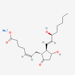 molecular formula C20H31NaO5 B12772544 Prostaglandin E2 sodium salt CAS No. 53697-17-9