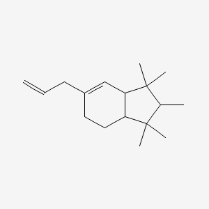 1H-Indene, 2,3,3a,4,5,7a-hexahydro-1,1,2,3,3-pentamethyl-6-(2-propenyl)-