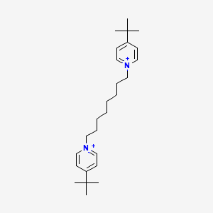 1-Piperidinyloxy, 4-(2-(2-(4-((3-amino-2,3,6-trideoxy-alpha-L-lyxo-hexopyranosyl)oxy)-1,2,3,4,6,11-hexahydro-2,5,12-trihydroxy-7-methoxy-6,11-dioxo-2-naphthacenyl)-2-oxoethoxy)-2-oxoethyl)-2,2,6,6-tetramethyl-, (2S-cis)-