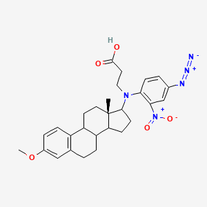 beta-Alanine, N-(4-azido-2-nitrophenyl)-, (17beta)-3-methoxyestra-1,3,5(10)-trien-17-yl ester