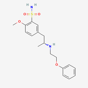 molecular formula C18H24N2O4S B12772653 DE(ethoxy)tamsulosin CAS No. 2244986-82-9