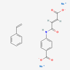 disodium;4-[[(E)-3-carboxylatoprop-2-enoyl]amino]benzoate;styrene